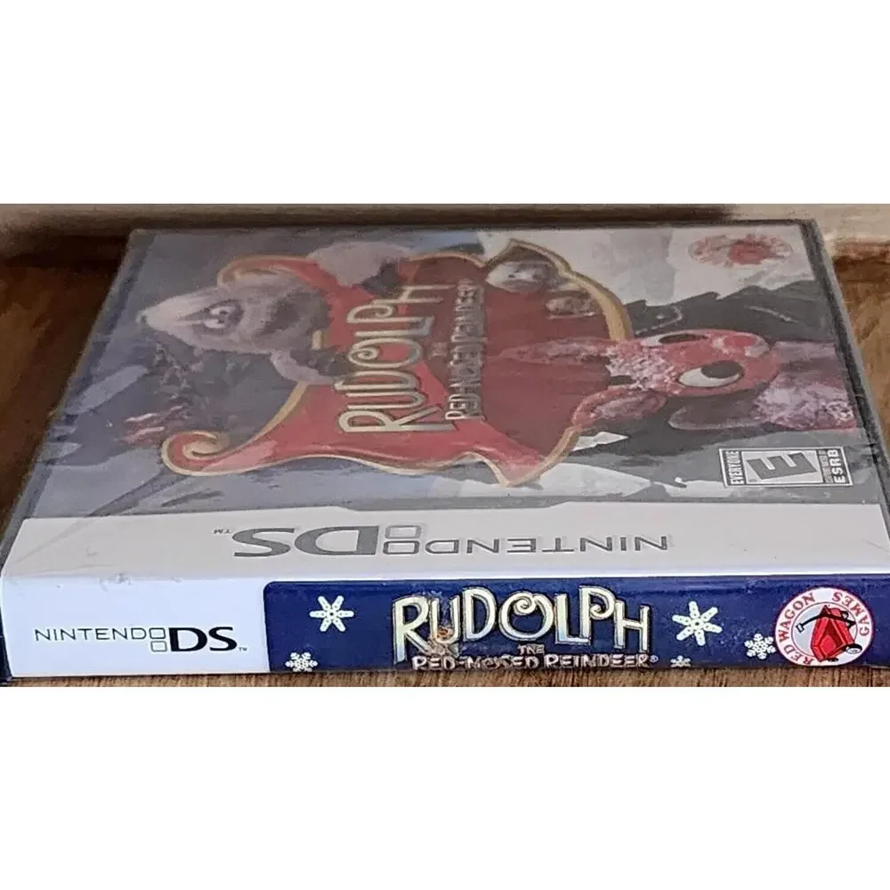 Rudolph the Red-Nosed Reindeer Nintendo DS 2010 Red Wagon Games Brand New Sealed